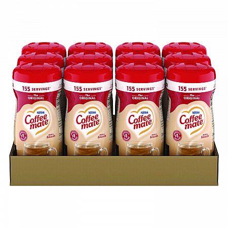 Non-Dairy Powdered Creamer, Original, 11 oz Canister, 12/Carton (55882CT)