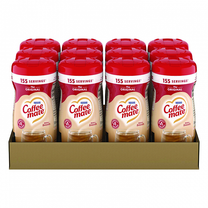 Non-Dairy Powdered Creamer, Original, 11 oz Canister, 12/Carton (55882CT)