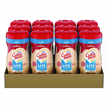 Powdered Creamer, Original Lite, 11 oz Canister, 12/Carton (74185CT)