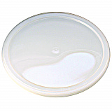 Pro Kal Polyethylene Flush Fill Round Deli Lids, 4.6" Diameter, Clear, Plastic, 500/Carton (PELID)