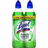 Cling and Fresh Toilet Bowl Cleaner, Forest Rain Scent, 24 oz Angle-Neck Bottle, 2/Pack (98015PK)