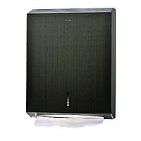 Vertical C-Fold/Multi-Fold Paper Towel Dispenser, 14.5 x 4 x 11.2, Antique Nickel (ALP480AN)