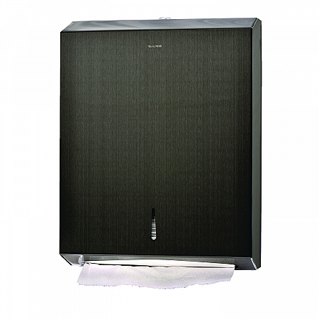 Vertical C-Fold/Multi-Fold Paper Towel Dispenser, 14.5 x 4 x 11.2, Antique Nickel (ALP480AN)