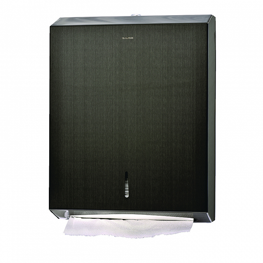 Vertical C-Fold/Multi-Fold Paper Towel Dispenser, 14.5 x 4 x 11.2, Antique Nickel (ALP480AN)