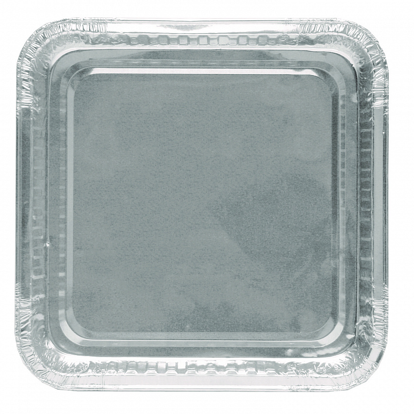 8" Square Cake Pan, 7.88 x 7.88 x 1.31, Silver, Aluminum, 500/Carton (404835500)