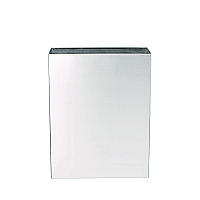 Stainless Steel Surface-Mounted Waste Receptacle, 6.4 gal, Brushed Stainless Steel (ALP491)