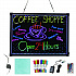 LED Illuminated Hanging Message Writing Board, Black 26