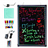 LED Illuminated Hanging Message Writing Board, Black 22