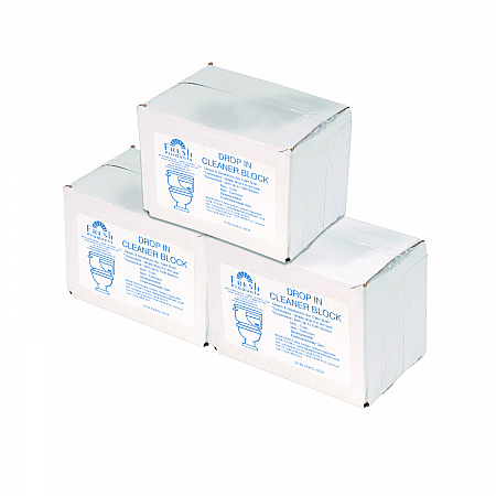 Drop-In Tank Non-Para Cleaner Block, Unscented, Blue, 24/Box, 3 Boxes/Carton (24DIFCT)