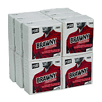 All Purpose Wipers, 3-Ply, 13 x 13, White, 80 Wipers/Pack, 12 Packs/Carton (290)
