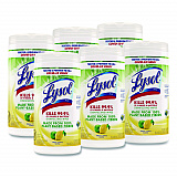 Disinfecting Wipes II Fresh Citrus, 1-Ply, 7 x 7.25, White, 70 Wipes/Canister, 6 Canisters/Carton (49128CT)