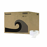 JRT Jr. Bath Tissue, Jumbo, Septic Safe, 1-Ply, 3.3" x 2,000 ft, White, 12 Rolls/Carton (6101)