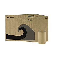 Hardwound Paper Towels, 1-Ply, 8" x 350 ft, Natural, 12 Rolls/Carton (6252)