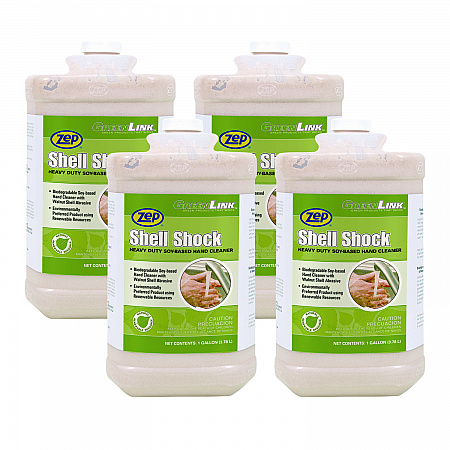 Shell Shock Heavy Duty Soy-Based Hand Cleaner, Cinnamon Scent, 1 gal, 4/Carton (318524)