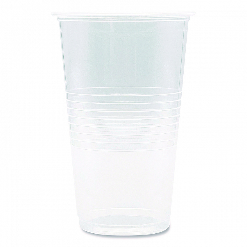 Translucent Plastic Cold Cups, 20 oz, Clear, 50/Pack (TRANSCUP20PK)