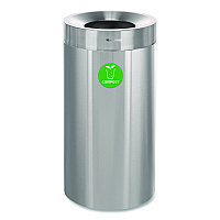 27 Gallon Stainless Steel Compost Can, Brushed Stainless Steel (ALP47527CO)