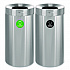 27 Gallon Stainless Steel Compost Bin and Trash Can, Brushed Stainless Steel (ALP47527COT)