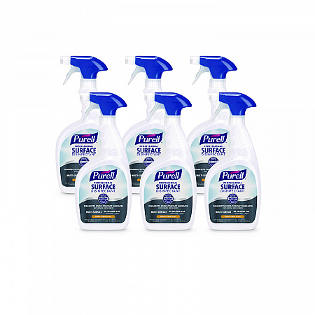 Professional Surface Disinfectant, Fresh Citrus Scent, 32 oz Spray Bottle, 6/Carton (334206)