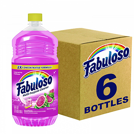 Multi-Use Cleaner, Watermelon Scent, 56 oz Bottle, 6/Carton (61038631CT)