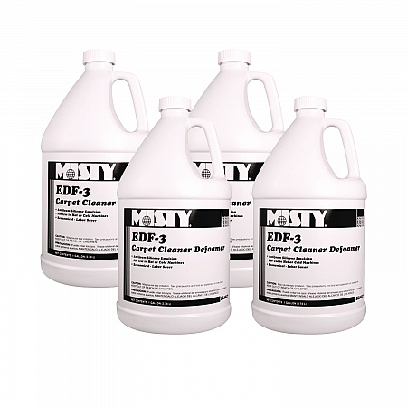 EDF-3 Carpet Cleaner Defoamer, Unscented, 1 gal Bottle, 4/Carton (1038773)