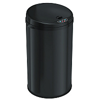 Sensor Trash Can, 8 gal, Plastic/Stainless Steel, Black (HLS08RB)