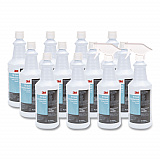 TB Quat Disinfectant Ready-to-Use Cleaner, Fresh Scent, 32 oz Bottle, 12 Bottles and 2 Spray Triggers/Carton (29612)