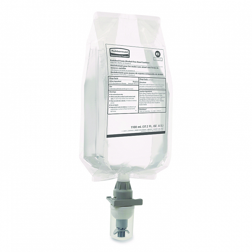 Auto Foam Refill Antibacterial Hand Soap, Fragrance-Free, 1,100 mL, 4/Carton (2147027)