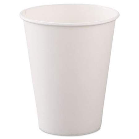 Dart Single-Sided Poly Paper Hot Cups, 8 oz, White, 50/Bag, 20 Bags/Carton (378W2050)