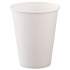 Dart Single-Sided Poly Paper Hot Cups, 8 oz, White, 50/Bag, 20 Bags/Carton (378W2050)