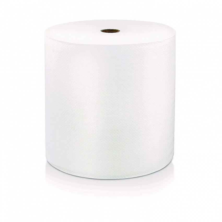 Hard Wound Roll Towel, TAD, 1-Ply, 7" x 1,200 ft, White, 6 Rolls/Carton (46904)
