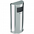 Side-Entry Trash Can with Wall Mount, 9 gal, Stainless Steel, Silver (HLSC01G09A)