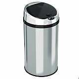 Sensor Trash Can, 8 gal, Plastic/Stainless Steel, Silver (HLS08RCB)