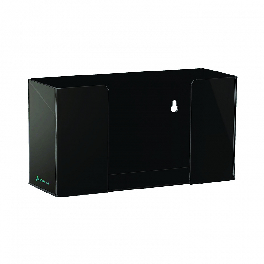 Acrylic Glove Dispenser, Single Box Capacity, 10.2 x 3.5 x 5.3, Black (I90201BLK)