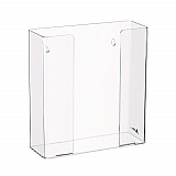 Acrylic Glove Dispenser, Double Box Capacity, 10.2 x 3.5 x 10.8, Clear (I90202)