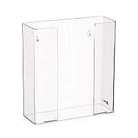 Acrylic Glove Dispenser, Double Box Capacity, 10.2 x 3.5 x 10.8, Clear (I90202)