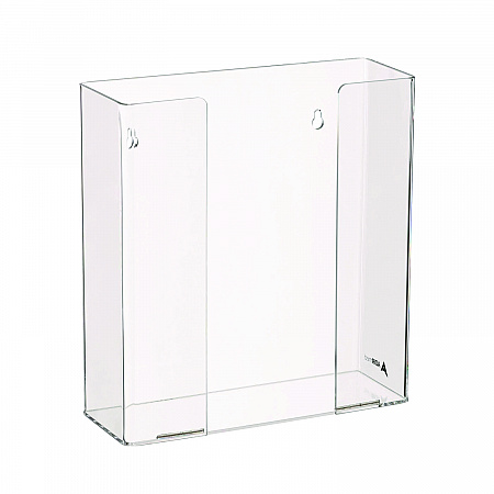 Acrylic Glove Dispenser, Double Box Capacity, 10.2 x 3.5 x 10.8, Clear (I90202)
