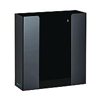 Acrylic Glove Dispenser, Double Box Capacity, 10.2 x 3.5 x 10.8, Black (I90202BLK)
