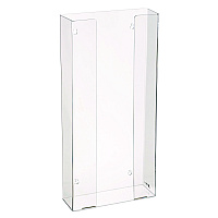 Acrylic Glove Dispenser, Quad Box Capacity, 10.2 x 3.5 x 21.1, Clear (I90204)