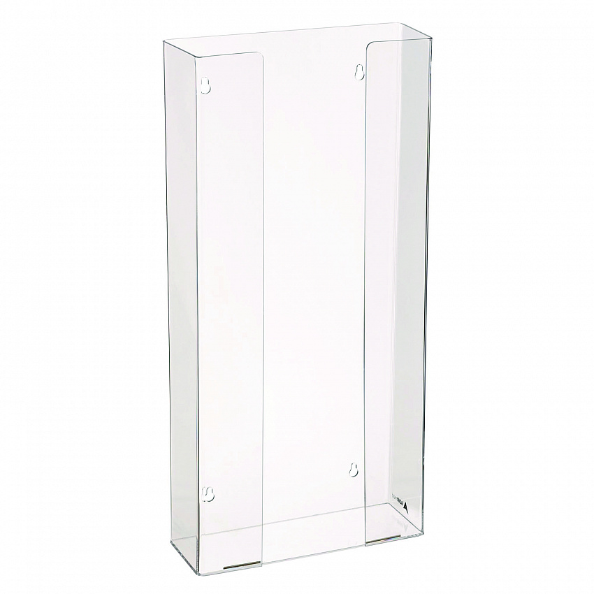 Acrylic Glove Dispenser, Quad Box Capacity, 10.2 x 3.5 x 21.1, Clear (I90204)