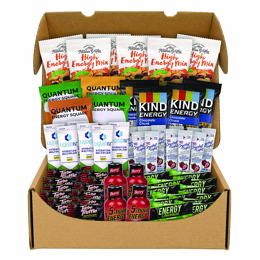 Energy Snack Box, 60 Assorted Snacks/Box (70000164)