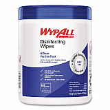 Disinfecting Wipes, 1-Ply, 5.16 x 8.5, Fresh Scent, White, 185 Sheets/Canister, 3 Canisters/Carton (54481)