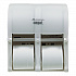 Compact Quad Vertical Four-Roll Coreless Tissue Dispenser, 12.06 x 8 x 14.44, White (56747A)
