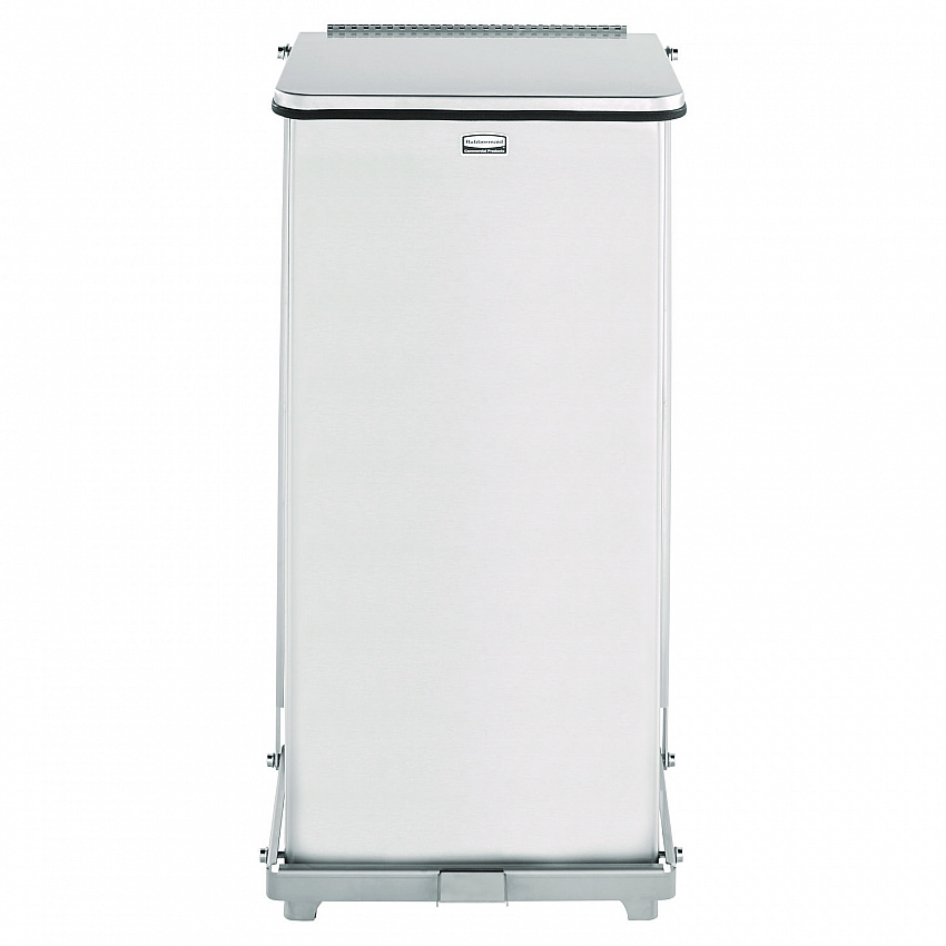 Defenders Heavy-Duty Steel Step Can, 6.5 gal, Stainless Steel (ST12SSPL)