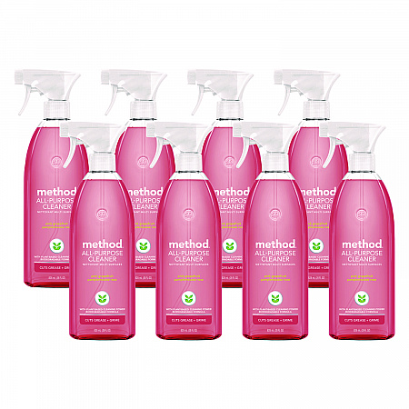 All Surface Cleaner, Pink Grapefruit Scent, 28 oz Spray Bottle, 8/Carton (377544CT)