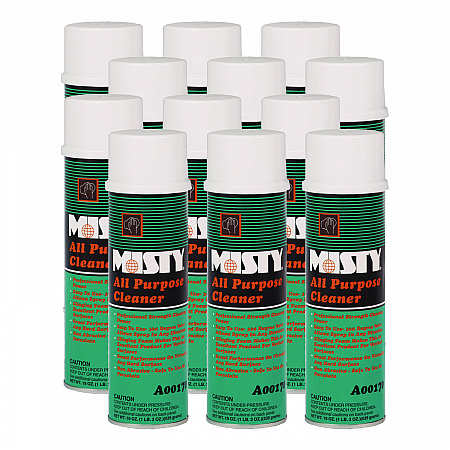 All-Purpose Cleaner, Mint Scent, 19 oz Aerosol Spray, 12/Carton (1001592)