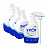 Virex All-Purpose Disinfectant Cleaner, Lemon Scent, 32 oz Spray Bottle, 4/Carton (CBD540540)