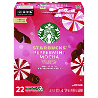 Peppermint Mocha K-Cup, 22/Box, 4/Carton (12437832CT)