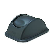 Rectangular Free-Swinging Plastic Lids, Black (306600BK)