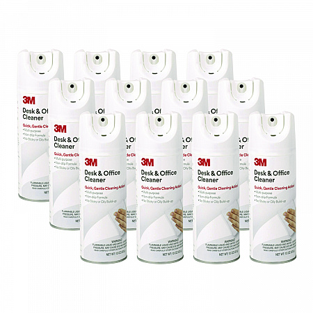 Desk and Office Spray Cleaner, Unscented, 15 oz Aerosol Spray, 12/Carton (573CT)