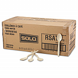 Reliance Mediumweight Cutlery, Spoon, Plastic, Champagne, 1,000/Carton (RSAT)